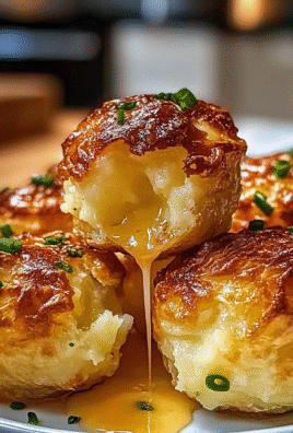 Cheesy Mashed Potato Puff Bites