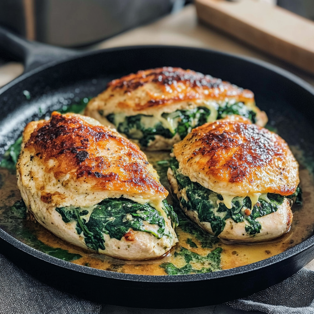 Spinach Stuffed Chicken