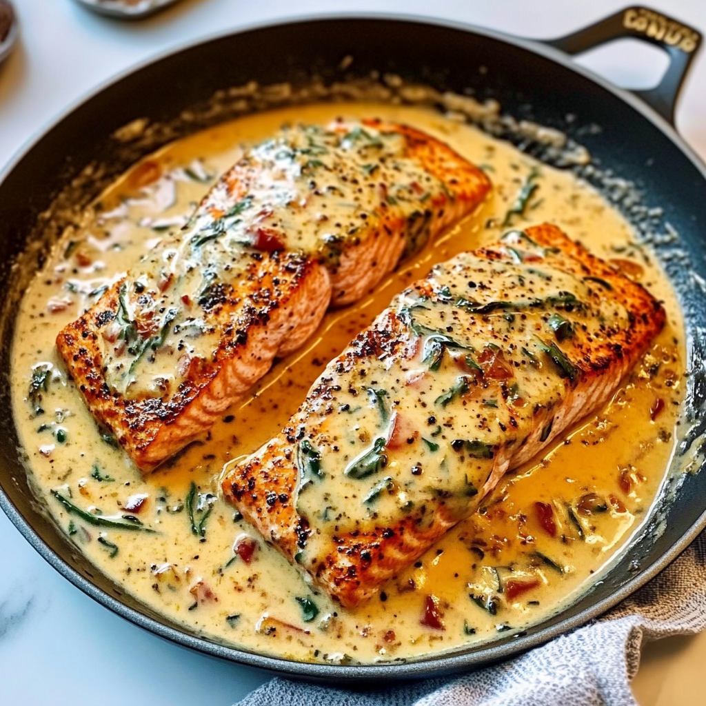 Creamy Tuscan Salmon