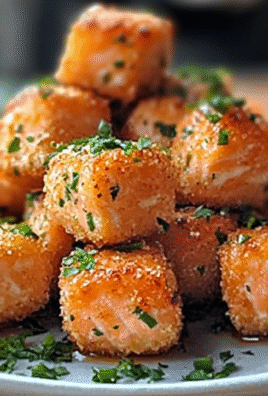 Crispy Baked Salmon Bites