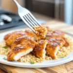 Honey BBQ Chicken Rice - Quick & Easy