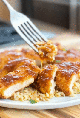 Honey BBQ Chicken Rice - Quick & Easy