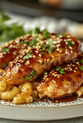 Spicy Honey Chicken with Mac and Cheese