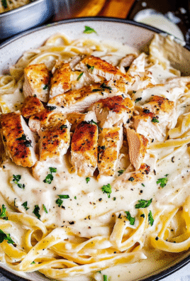 Creamy Chicken Alfredo Pasta
