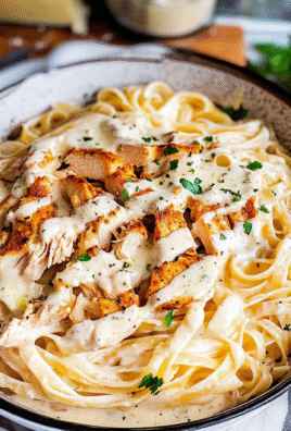 Creamy Chicken Alfredo Pasta