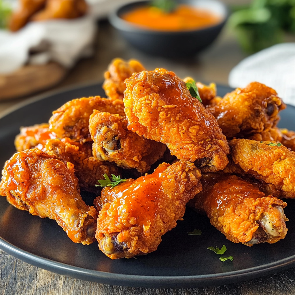 Recipe preparation for Fried Chicken Wings