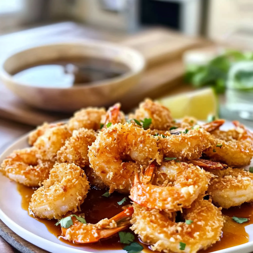 Recipe preparation for Coconut Shrimp