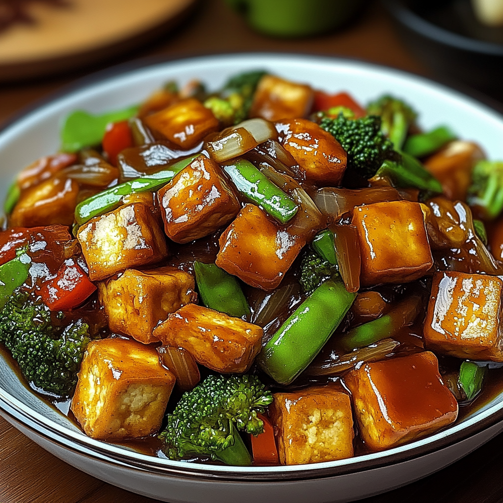 Recipe preparation for Crispy Tofu Stir Fry