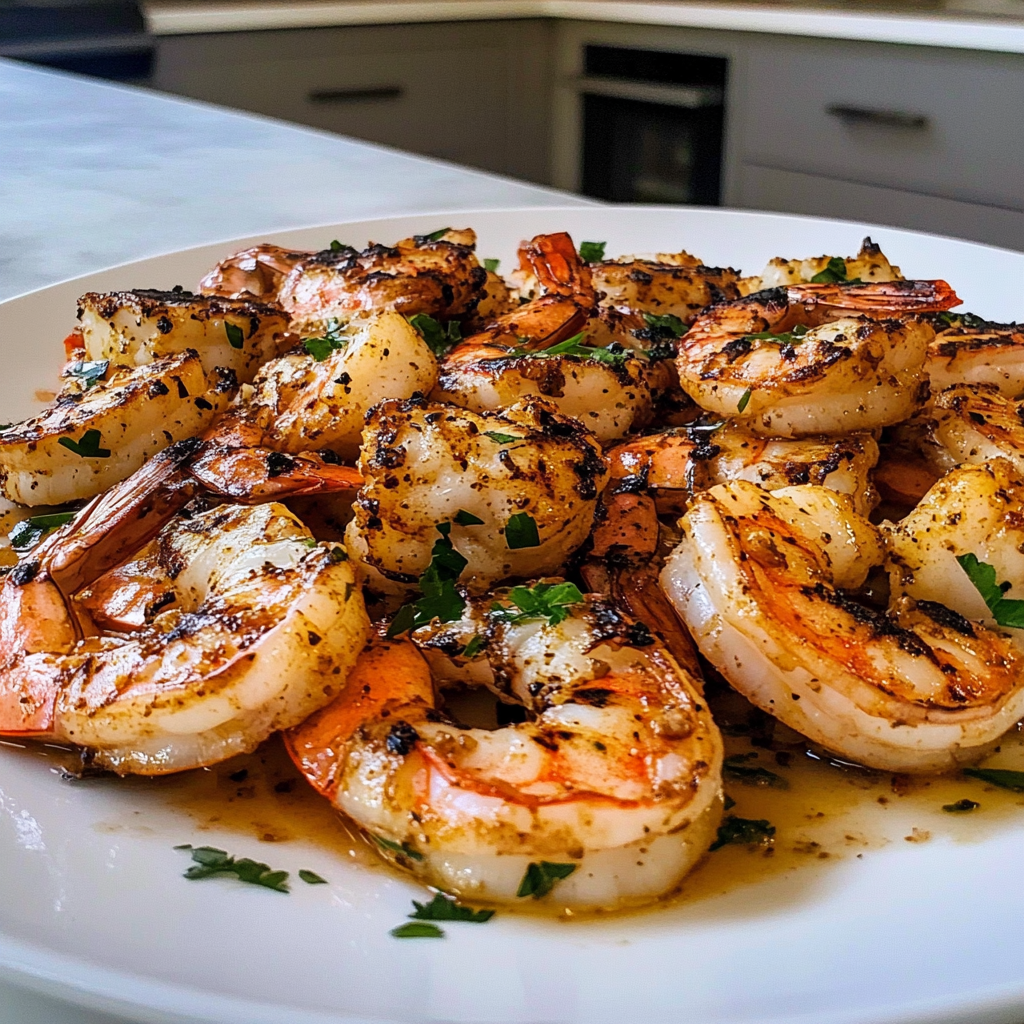 Recipe preparation for grilled seafood