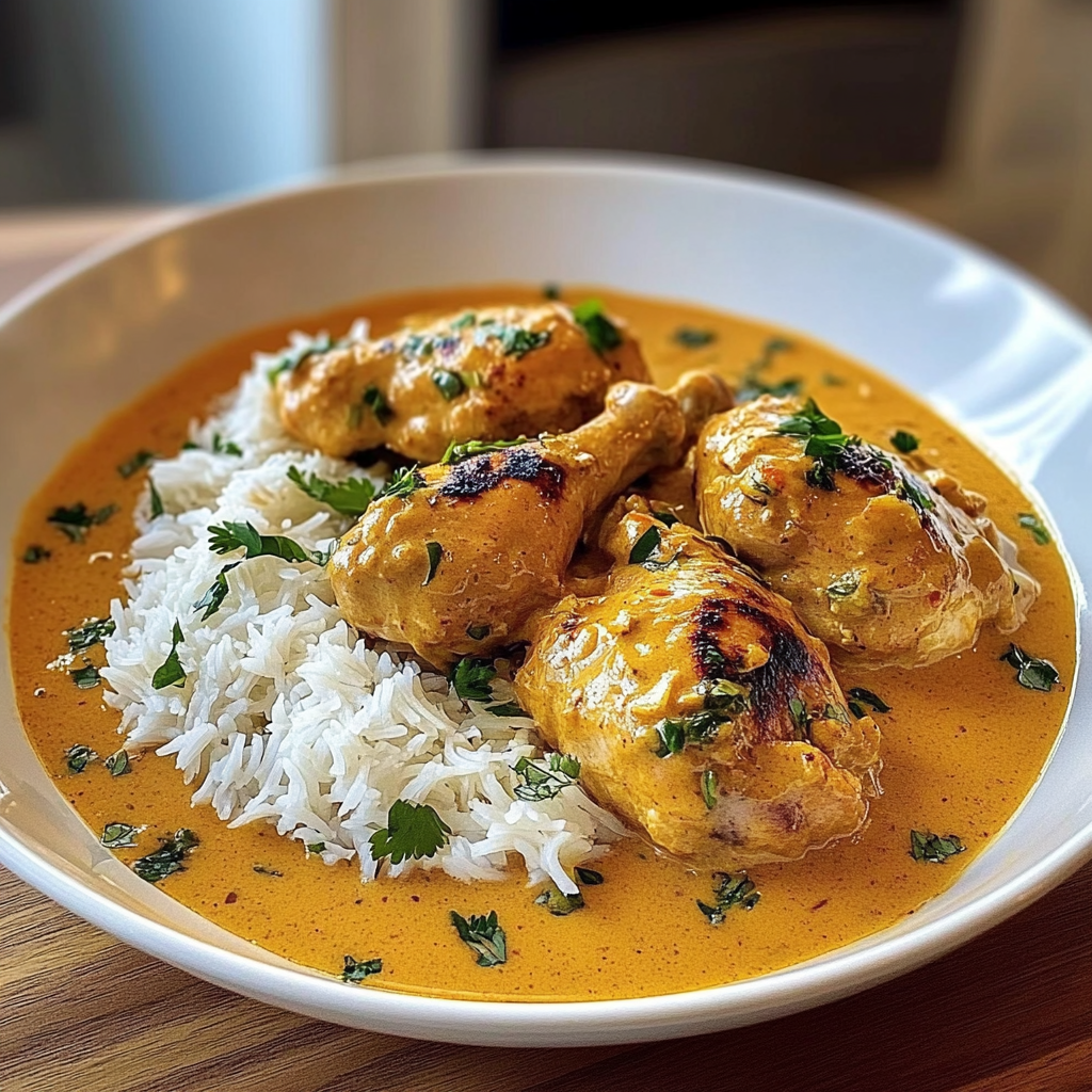 Recipe preparation for Chicken Curry