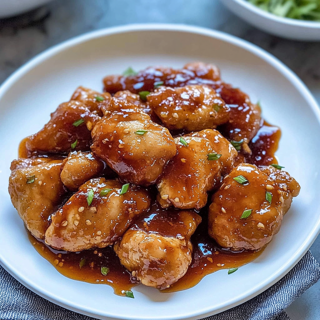 Recipe preparation for Honey Garlic Chicken