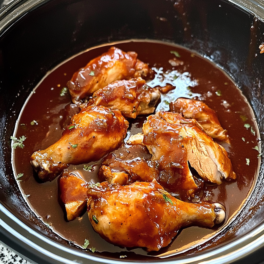 Recipe preparation for Slow-Cooker Chicken