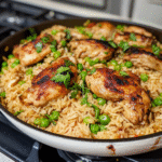 One-Pan Chicken and Rice