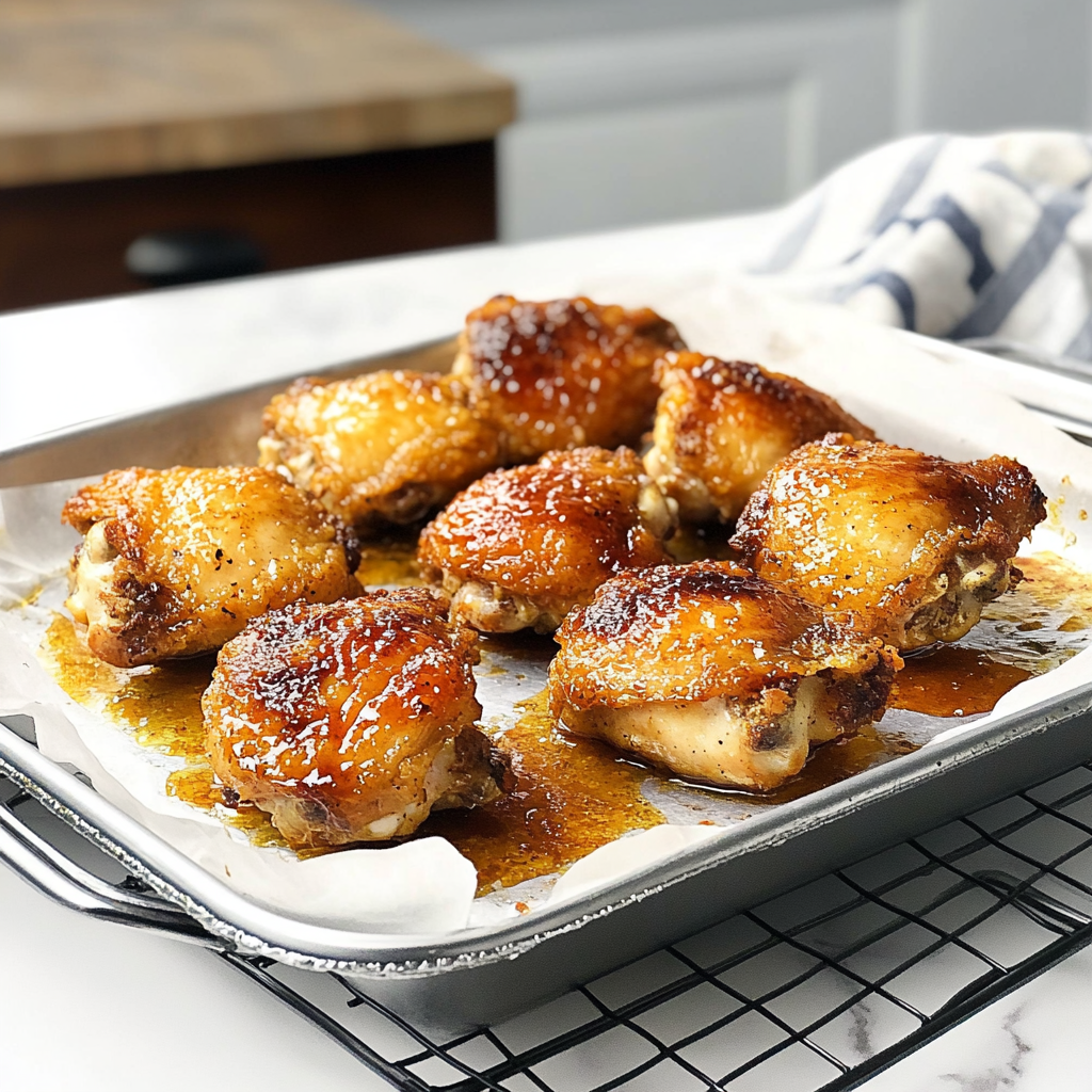 Crispy Baked Chicken Thighs: A Juicy Dinner