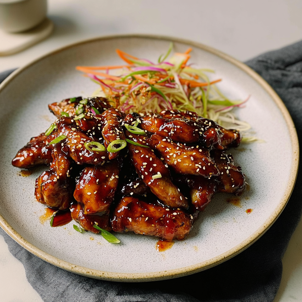 Recipe preparation for Sticky Soy Garlic Chicken