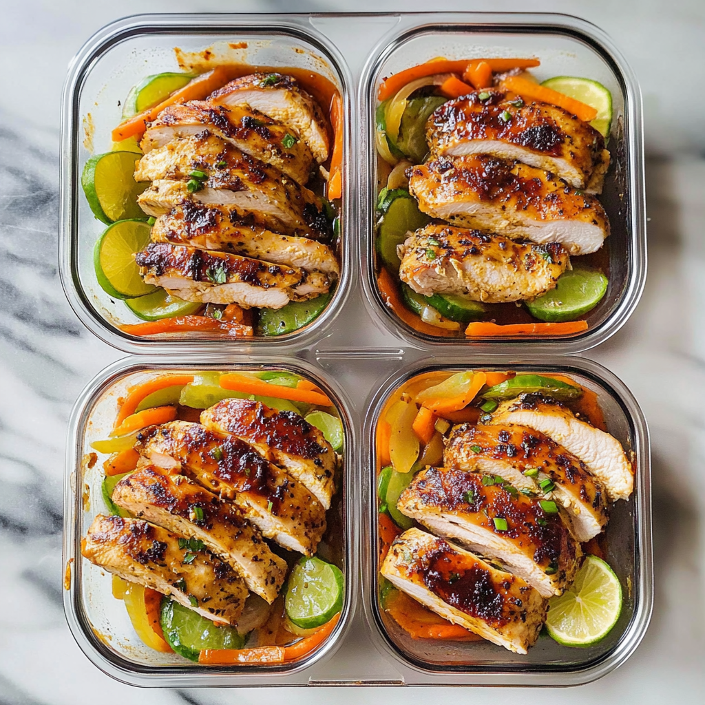 Recipe preparation for Healthy Chicken Meal Prep