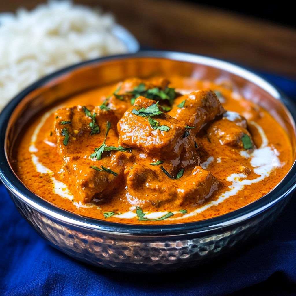 Recipe preparation for Make Authentic Butter Chicken
