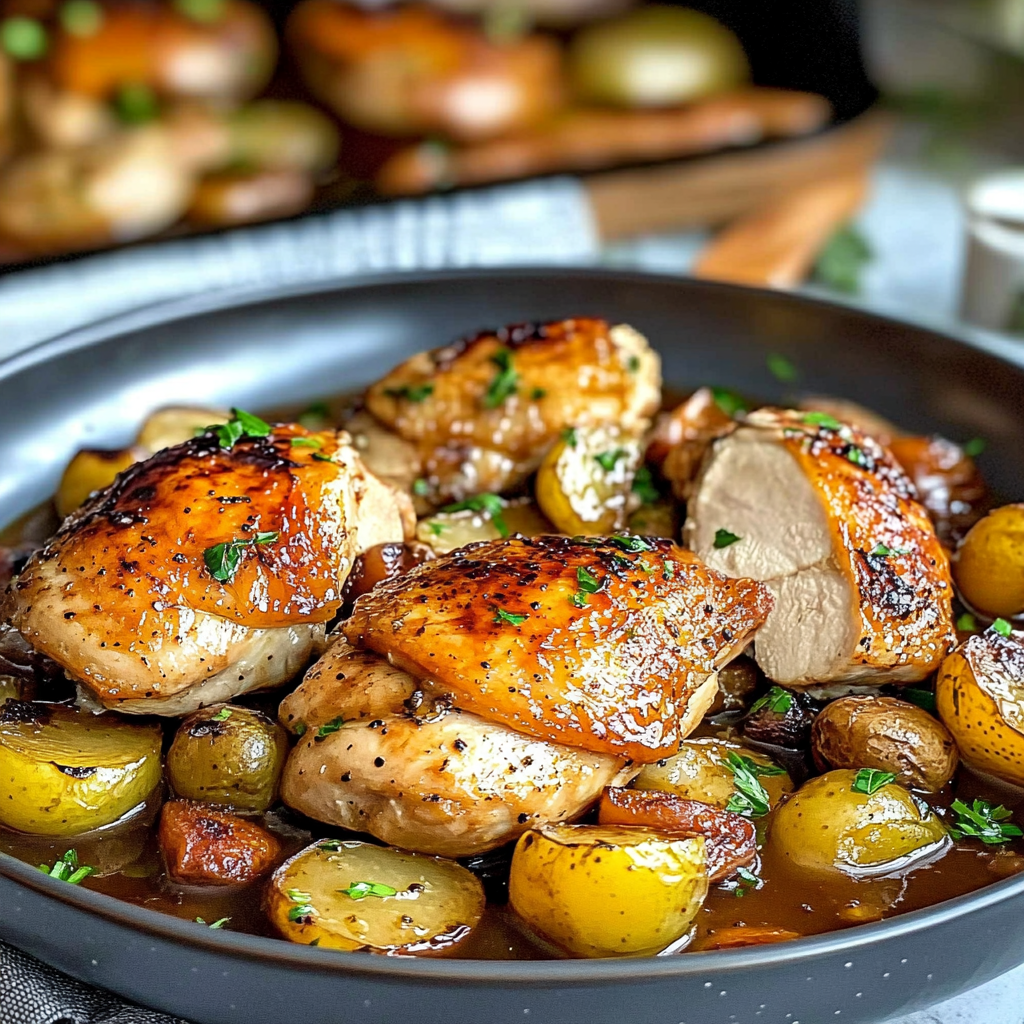 Recipe preparation for quick chicken dinner