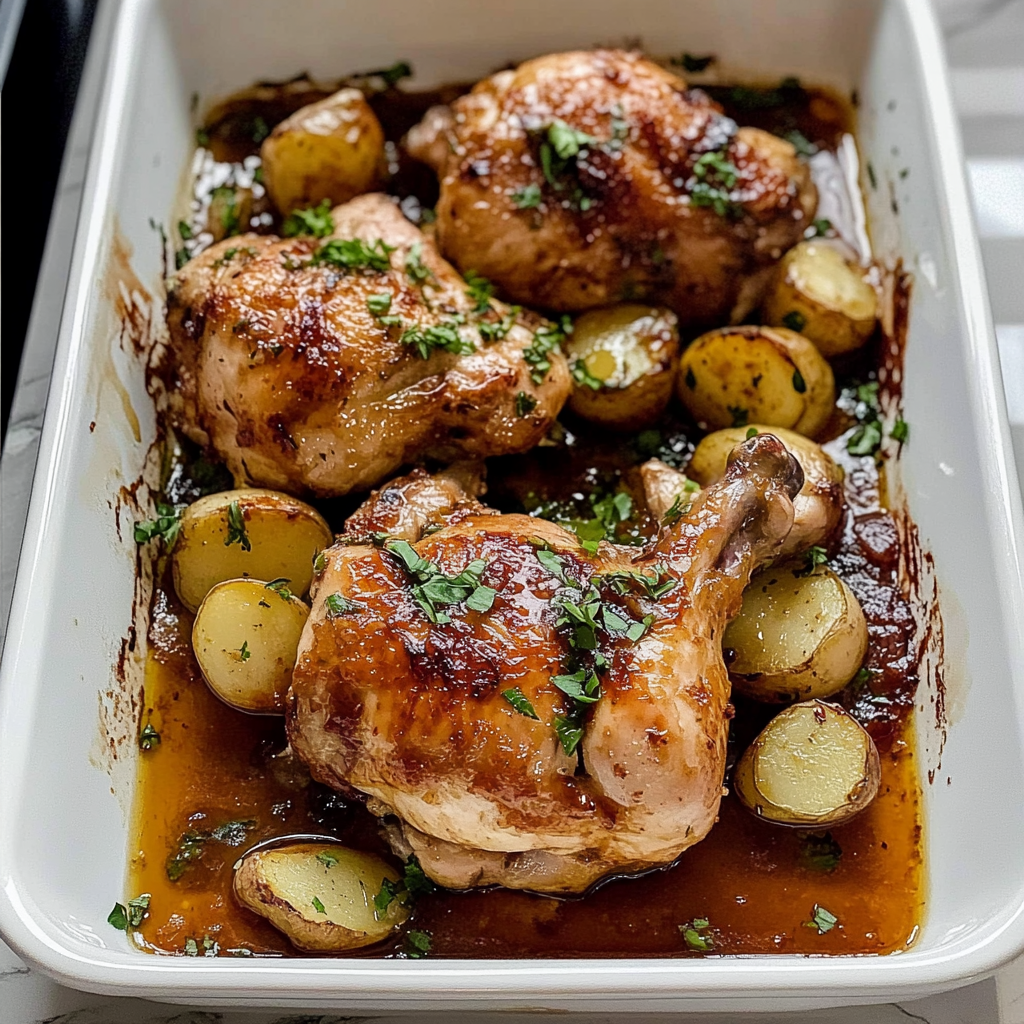 Recipe preparation for one pan chicken meals