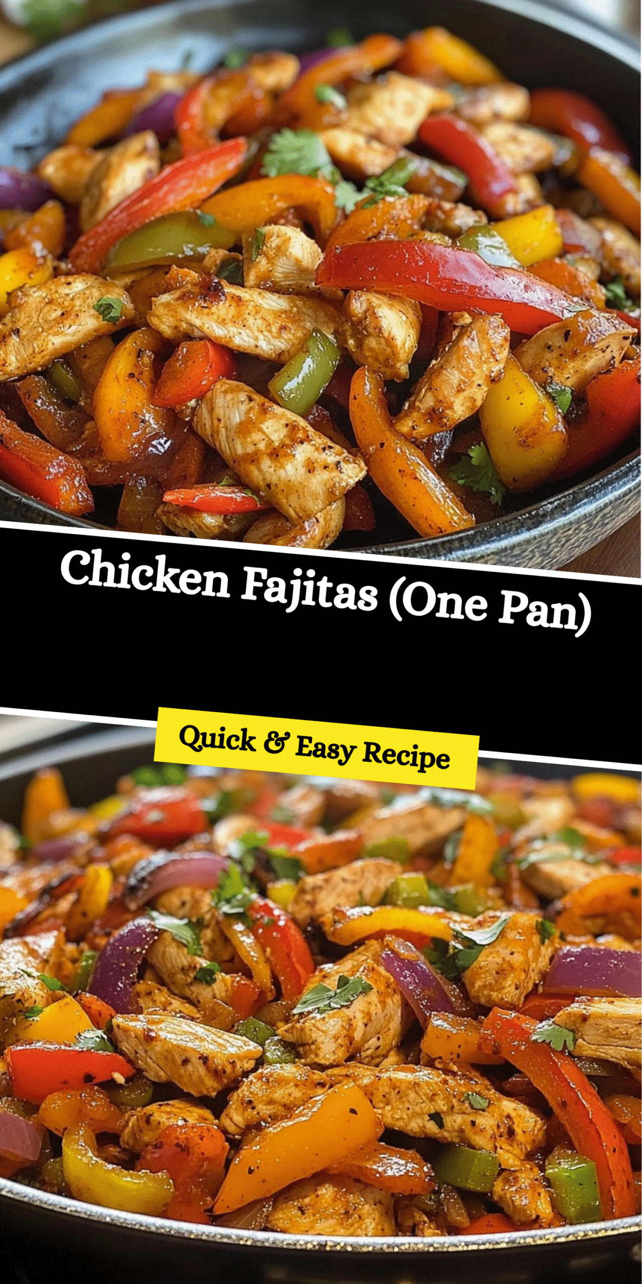 Chicken Fajitas (One Pan)