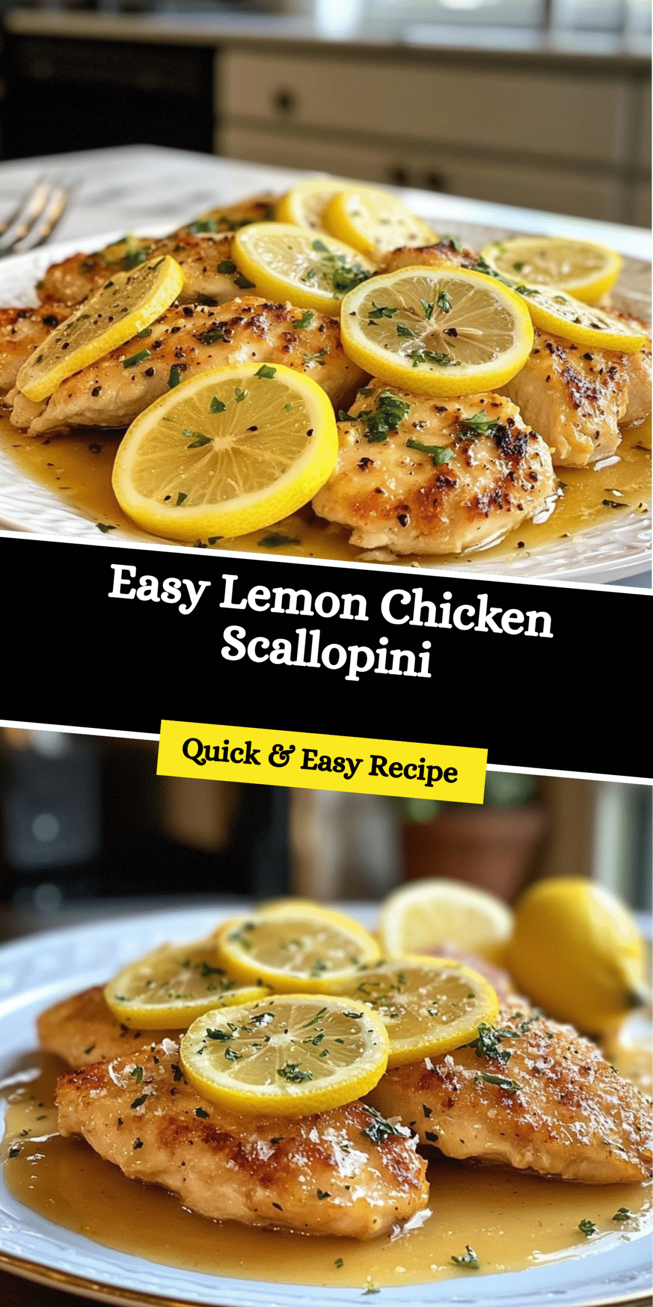 Easy Lemon Chicken Scallopini