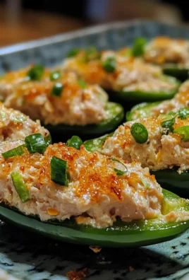 Tuna Salad Jalapeño Poppers