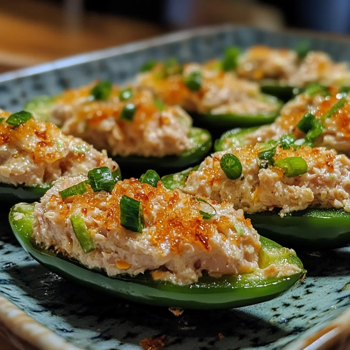 Tuna Salad Jalapeño Poppers