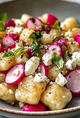 Sheet Pan Gnocchi with Roasted Radishes and Feta