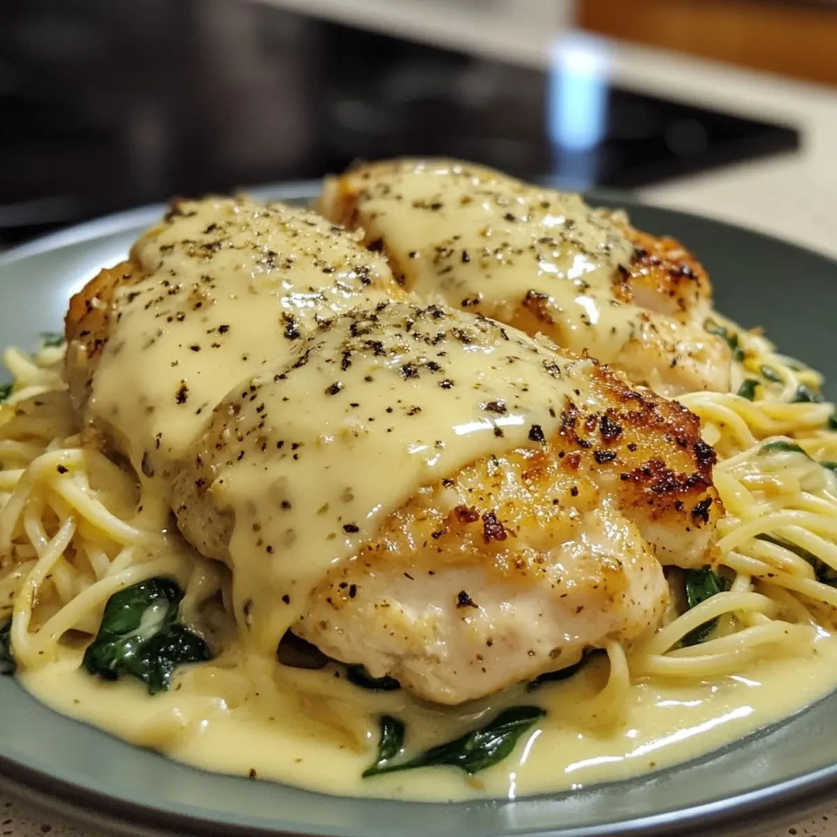 Creamy Chicken Florentine – A Romantic Valentine’s Dinner