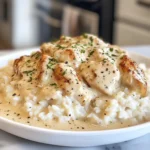 Creamy Smothered Chicken and Rice