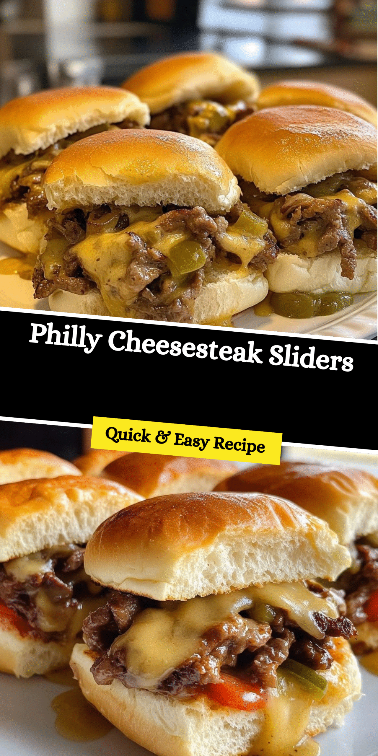 Philly Cheesesteak Sliders