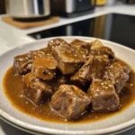 Slow Cooker Beef Tips and Gravy