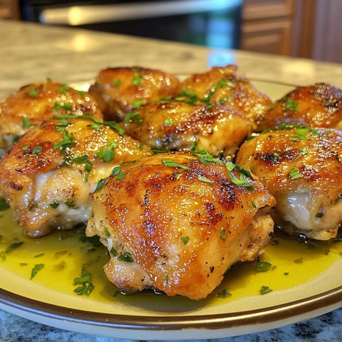 Oven-Baked Chicken Thighs
