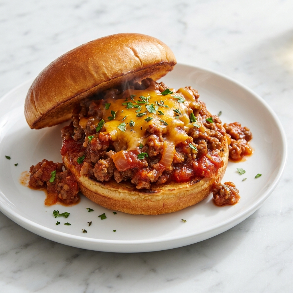 Gordon Ramsay's Cheesy Philly Sloppy Joes - final